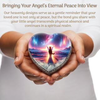 Astral Aurora Cat Urn