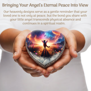 Galactic Gleam Cat Urn