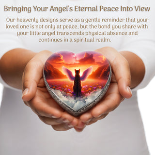 Stellar Stream Striped Cat Urn