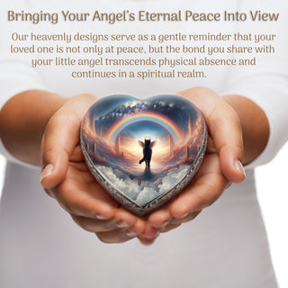 Rainbow Journey Dark Cat Urn