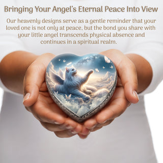 Celestial Cloud Cat Urn