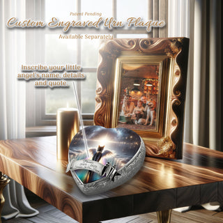 Rainbow Crossing Striped Cat Urn