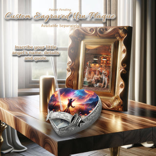 Galactic Gleam Cat Urn