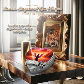 Stellar Stream Striped Cat Urn