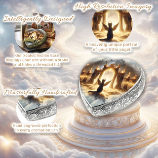 Angel Aura Night Cat Urn