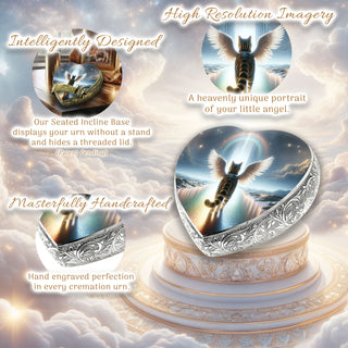 Solar Symphony Bengal Cat Urn