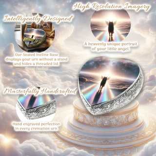 Cosmic Harmony Cat Urn