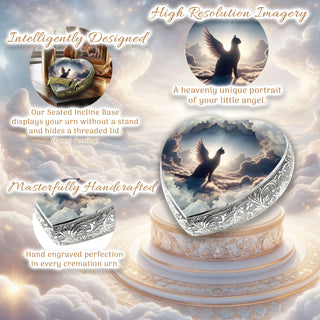 Milky Mist Siamese Cat Urn