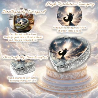 Cosmic Chorus Cat Urn