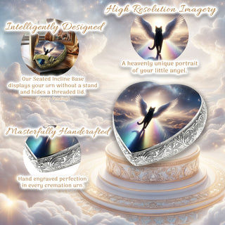 Heavenly Harmony Cat Urn