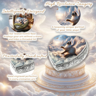 Starry Splendor Siamese Cat Urn