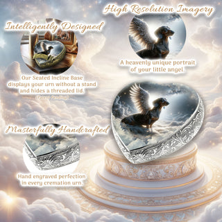 Dachshund - Heavenly Splendor Dog Urn