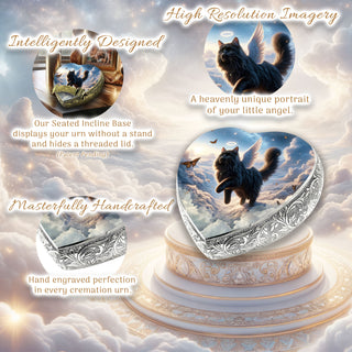 Cosmic Charm Cat Urn