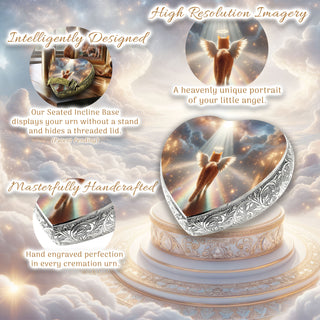 Stellar Silk Orange Cat Urn