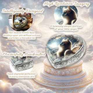 Starry Soiree Cat Urn