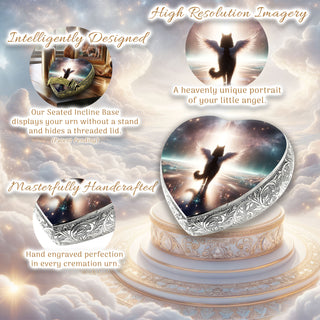 Angelic Atmosphere Cat Urn