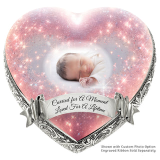 Cherished Hearts Pink Footprints Baby Urn