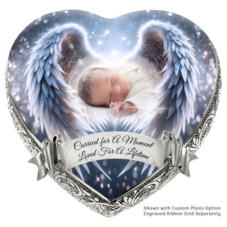 White Angel Embrace Child Cremation Urn