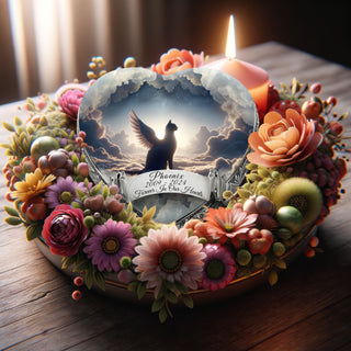 Milky Mist Siamese Cat Urn