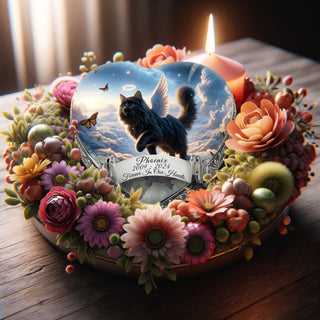 Cosmic Charm Cat Urn