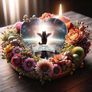 Angelic Atmosphere Cat Urn