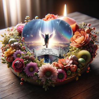 Rainbow Bridge Cat Urn