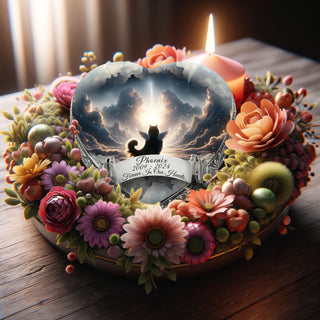 Cosmic Chorus Cat Urn