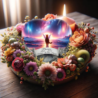 Astral Aurora Cat Urn