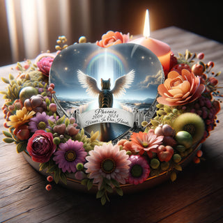 Solar Symphony Bengal Cat Urn