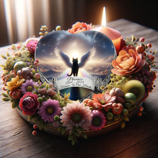 Heavenly Harmony Cat Urn