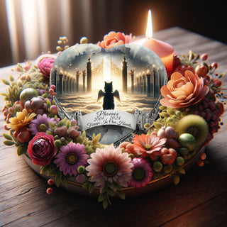 Golden Gates Cat Urn