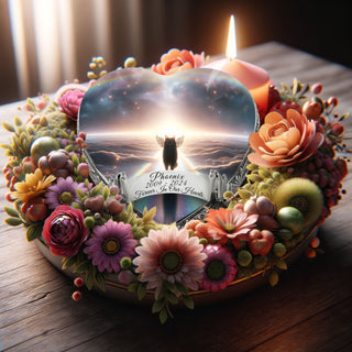 Cosmic Harmony Cat Urn