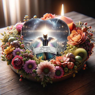 Rainbow Crossing Striped Cat Urn