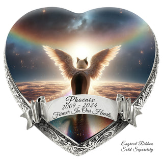 Heavenly Halo Siamese Cat Urn