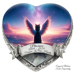 Cosmic Elegance Cat Urn