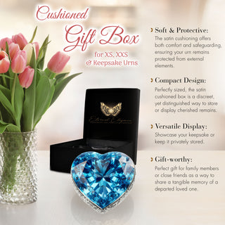 Eternal Gems Blue Topaz Cremation Urn