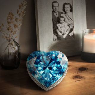 Eternal Gems Blue Topaz Cremation Urn