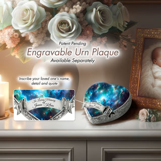 Blue Galaxy Baby or Child Cremation Urn