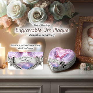 Pink Free Angel Baby or Child Cremation Urn