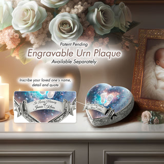 Opal Footprints Baby or Child Cremation Urn