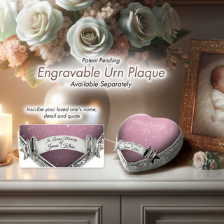 Sparkly Pink Baby or Child Cremation Urn