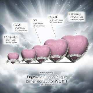 Sparkly Pink Baby or Child Cremation Urn