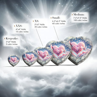 Pink Holy Doves Baby or Child Cremation Urn
