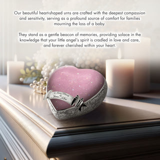 Sparkly Pink Baby or Child Cremation Urn