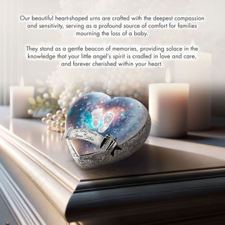Opal Footprints Baby or Child Cremation Urn