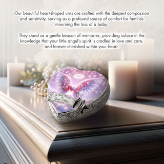 Pink Free Angel Baby or Child Cremation Urn