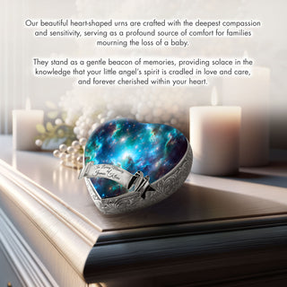 Blue Galaxy Baby or Child Cremation Urn
