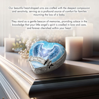Blue Angel Embrace Baby or Child Cremation Urn