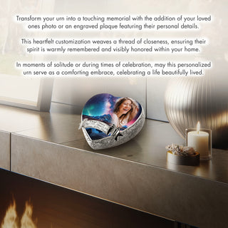 Aurora Borealis Custom Cremation Urn