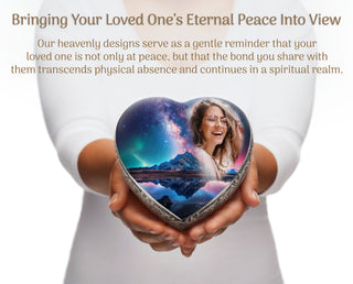 Aurora Borealis Custom Cremation Urn